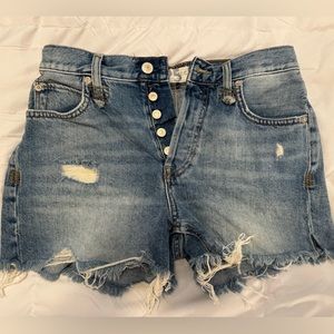 Free People Denim Shorts